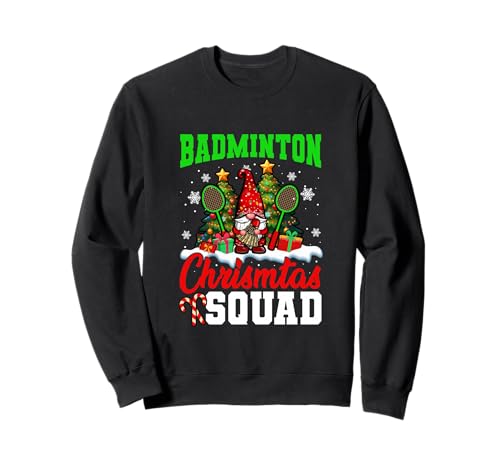 Badminton Christmas Squad Player Costume GNOME Lover Kids Sweatshirt von Badminton Christmas Costume