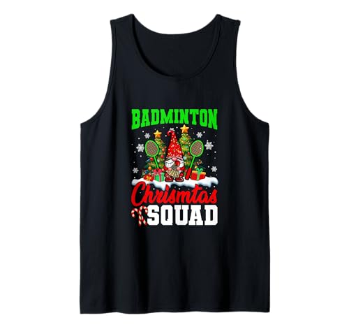 Badminton Christmas Squad Player Costume GNOME Lover Kids Tank Top von Badminton Christmas Costume