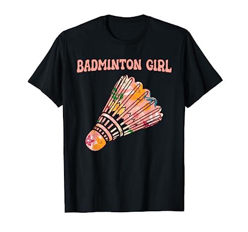 Badminton Girl - Schläger Federball T-Shirt von Badminton Geschenke & Ideen