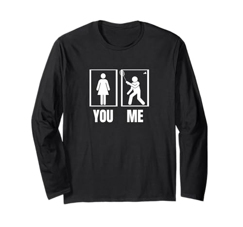 Stolzer Badmintonspieler Frauen Federball Lustiger Badminton Langarmshirt Stolzer Badmintonspieler Frauen Federball Lustiger Badminton Langarmshirt von Badminton Set And Racket Designs