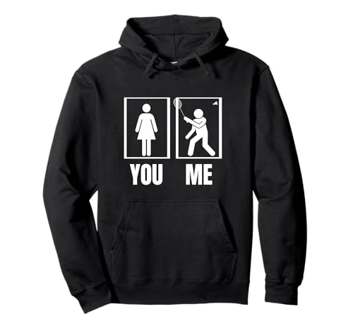 Stolzer Badmintonspieler Frauen Federball Lustiger Badminton Pullover Hoodie von Badminton Set And Racket Designs
