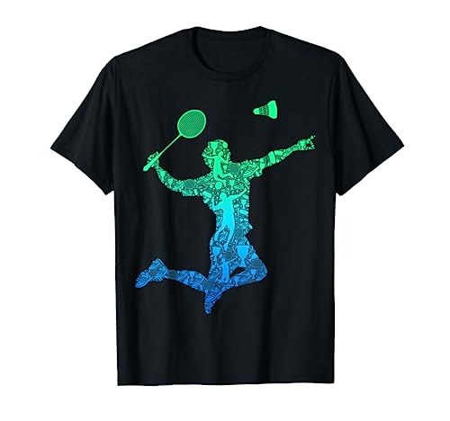 Badminton Federball Badmintonspieler Jungen Kinder Herren T-Shirt von Badminton Spieler Geschenkideen