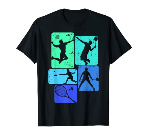 Badminton Federball Jungen Kinder Herren T-Shirt von Badminton Spieler Geschenkideen