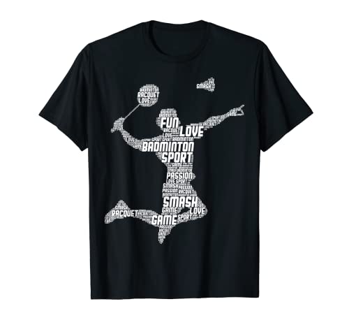 Badminton Federball Jungen Männer T-Shirt von Badminton Spieler Geschenkideen