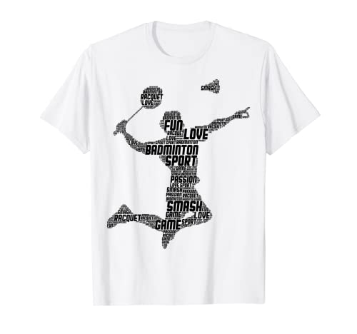 Badminton Federball Jungen Männer T-Shirt von Badminton Spieler Geschenkideen