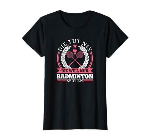 Federball Set Frauen Badminton T-Shirt von Badminton Tshirts für Damen