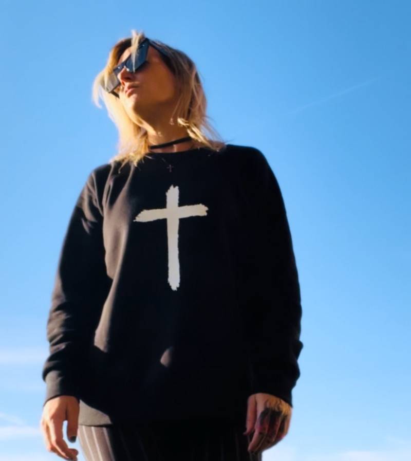 Beunruhigtes Kreuz Sweatshirt Für Babys, Kinder Und Erwachsene von Badparentsclub