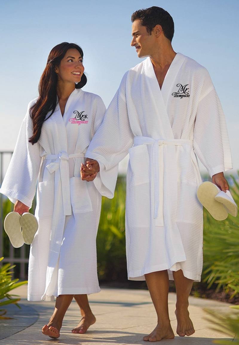 Sauna badjas-taupe-xl von Badrock SPA