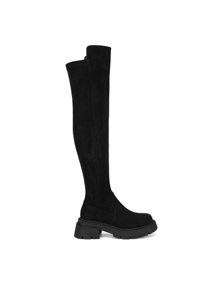 Badura Badura Overknees Damen WFA3154-1Z Schwarz Overkneestiefel von Badura