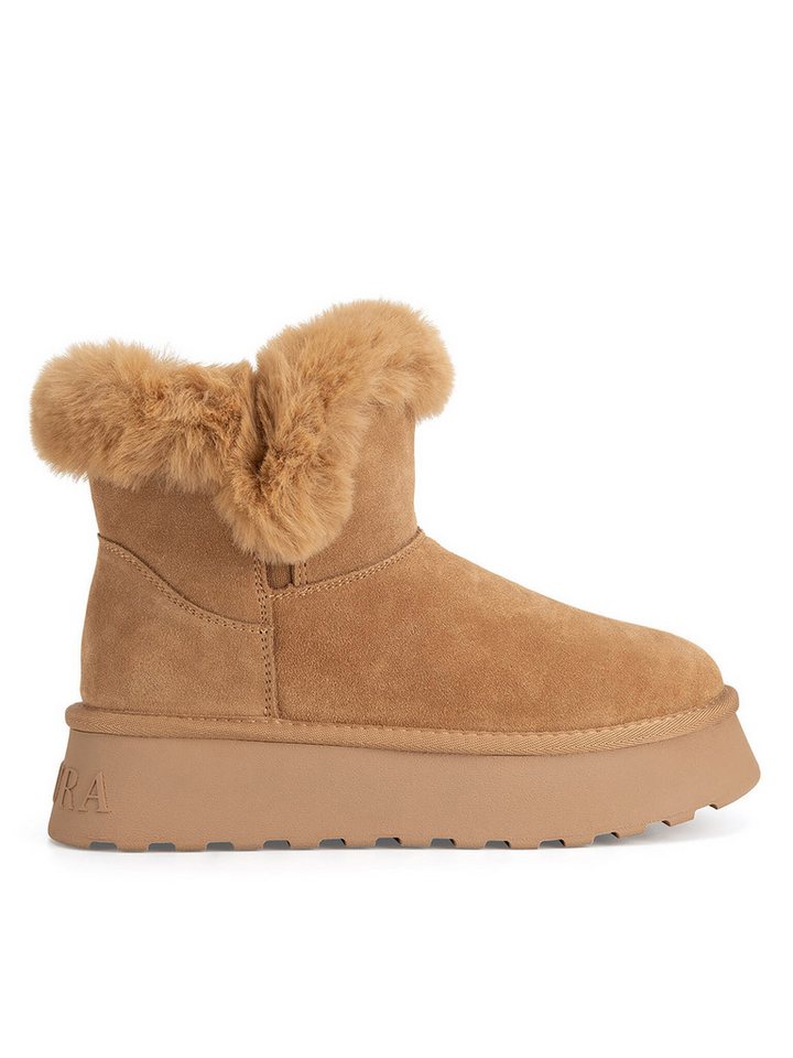 Badura Badura Schneeschuhe Damen WFA3080-3 Braun Alpinschuh von Badura