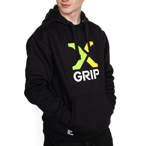 Badx GmbH X-Grip Pullover Hoodie schwarz (DE/NL/SE/PL, Alphanumerisch, M, Regular, Regular, schwarz) von Badx GmbH