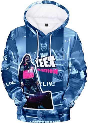 BaeKnyin Yeet USO Erwachsener Herbst Wrestling Kampf Druck Hoodie-01-L1 von BaeKnyin
