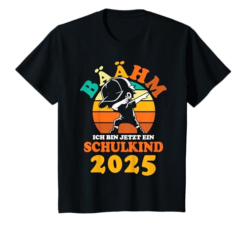 Kinder Bäähm Ich Bin Jetzt Ein Schulkind 2025 Einschulung 1. Klasse T-Shirt Kinder Bäähm Ich Bin Jetzt Ein Schulkind 2025 Einschulung 1. Klasse T-Shirt von Bäähm Schulkind 2025 Dabbing Einschulung Jungs