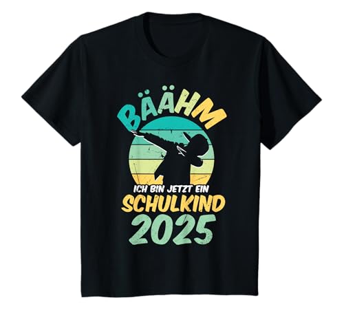 Kinder Bäähm Ich Bin Jetzt Ein Schulkind 2025 Einschulung 1. Klasse T-Shirt von Bäähm Schulkind 2025 Dabbing Einschulung Jungs