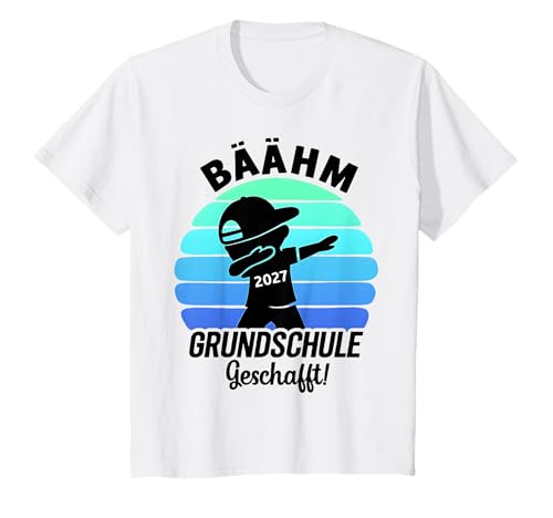 Kinder Bäähm Grundschule geschafft 2027 Einschulung Spruch T-Shirt Kinder Bäähm Grundschule geschafft 2027 Einschulung Spruch T-Shirt von Bäähm Schulstart 2027 Fun