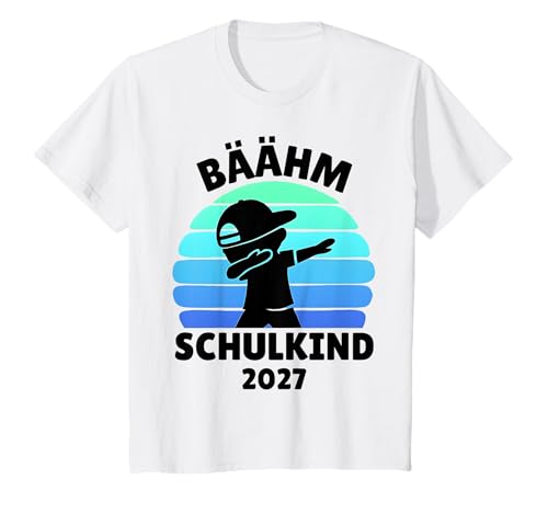 Kinder Bäähm Schulkind 2027 Einschulung ABC Spruch T-Shirt von Bäähm Schulstart Kinder 2027