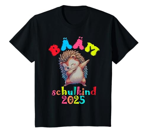 Kinder Bääm für Schulanfang Lustiger Igel T-Shirt von Bääm schulkind 2025