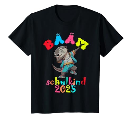 Kinder Bääm für Schulanfang Lustiger Otter T-Shirt Kinder Bääm für Schulanfang Lustiger Otter T-Shirt von Bääm schulkind 2025