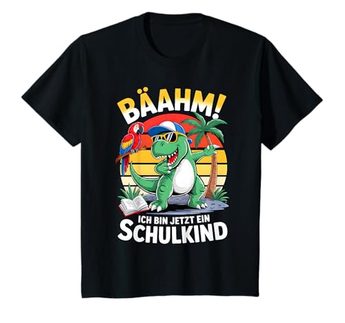 Kinder Bäm ich Bin jetzt EIN Schulkind 2026 Dino Einschulung Junge T-Shirt Kinder Bäm ich Bin jetzt EIN Schulkind 2026 Dino Einschulung Junge T-Shirt von Bäm ich bin jetzt ein Schulkind Kids