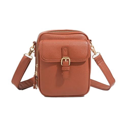 Baenxo 2025 Upgrade Vintage Diebstahlsichere Crossbody Tasche,2025 Neue verbesserte Umhängetasche aus Leder von Baenxo