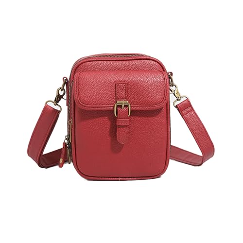 Baenxo 2025 Upgrade Vintage Diebstahlsichere Crossbody Tasche,2025 Neue verbesserte Umhängetasche aus Leder von Baenxo