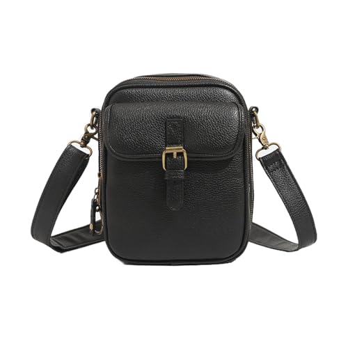 Baenxo 2025 Upgrade Vintage Diebstahlsichere Crossbody Tasche,2025 Neue verbesserte Umhängetasche aus Leder von Baenxo