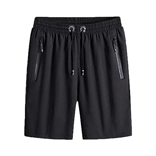 Baenxo Eisseide-Stretch-Shorts für Herren Schnell Trocknende Leichte Laufshorts Trainingsshorts Sport Shorts Kurze Hose von Baenxo