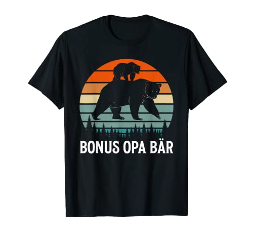 Herren Bonus Opa Bär Bonus Opa Bär T-Shirt von Bär & Stiefgroßvater Geschenk-Idee