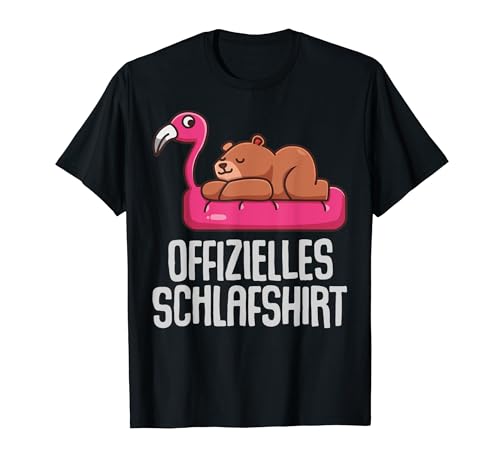 Offizielles Schlafshirt Herren Bär Bären Lustig Geschenk Fun T-Shirt von Bären Shirt Schlafshirt Damen Lustige T-Shirts Fun