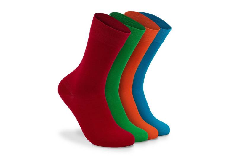 Bärenfuß Businesssocken 8 Paar Herren Damen Premium Business Socken atmungsaktive Baumwolle (ohne spürbare Naht oder Fusseln, plastikfreie Verpackung) von Bärenfuß