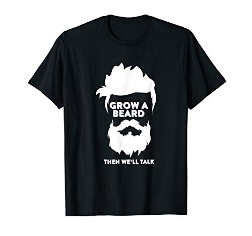 Herren Lustiges ZZ Bart Retro Moustache Spruch T-Shirt von Bärte Fans