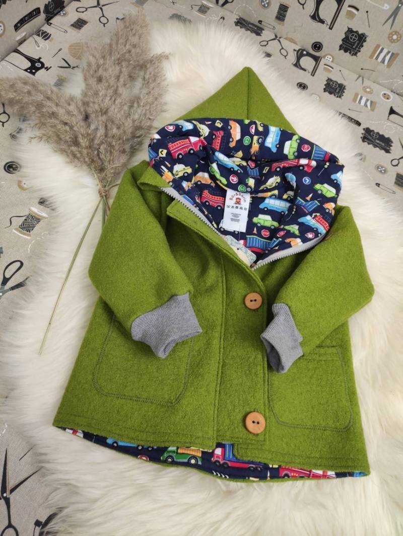 Walkjacke Gr. 92 Kiwi Artikelnr. 5068 von BaerundBaerinShop