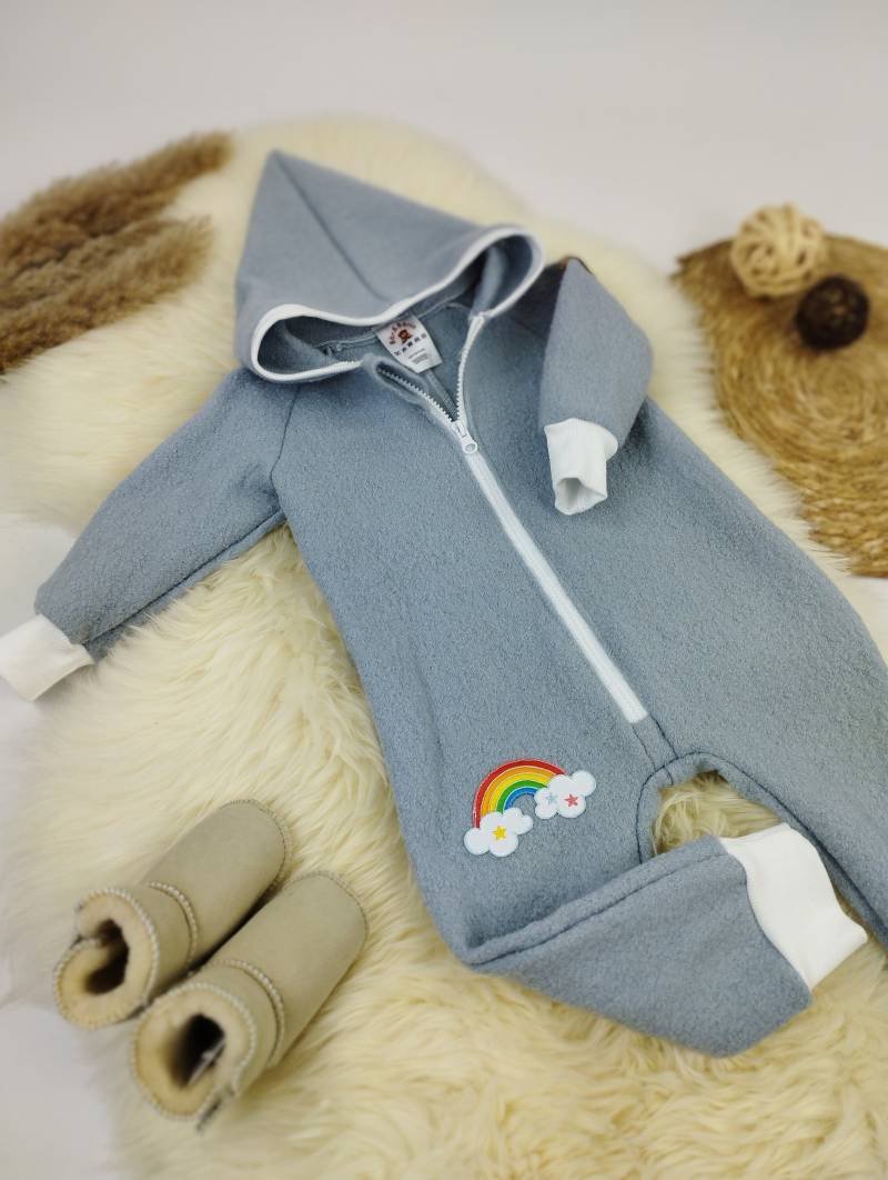 Walkoverall Gr. 80 Hellblau Artikelnr. 0040 von BaerundBaerinShop