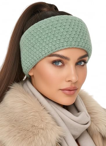 Baesics Stirnband Mint für Damen & Herren – warme & elastische Unisex Ohrenwärmer mit Fleecefutter - Hochwertige Verarbeitung – One Size Kopfbedeckung von Baesics