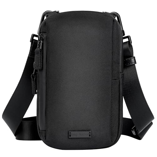 Bag Factor Crossbody Sling Bag EDC für Damen und Herren - RFID Mini Messenger Bag Wallet - Kleine Umhängetasche für Handy, Schwarz Bag Factor Crossbody Sling Bag EDC für Damen und Herren - RFID Mini Messenger Bag Wallet - Kleine Umhängetasche für Handy, Schwarz von Bag Factor