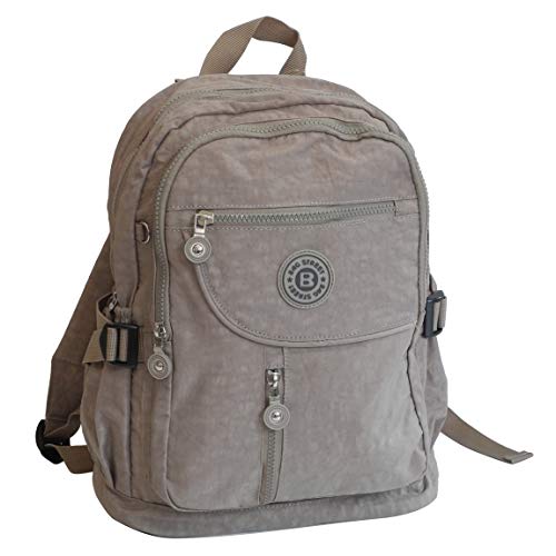 Stoff Rucksack von Bag Street - Fahrradrucksack, Reiserucksack, Wanderrucksack, Sportrucksack, Nylon Rucksack (Stone) - präsentiert von ZMOKA® von Bag Street - präsentiert von ZMOKA