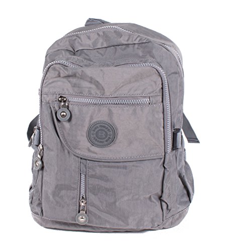 Bag Street Nylon Rucksack Cityrucksack Bag Wanderrucksack Backpack grau von Bag Street