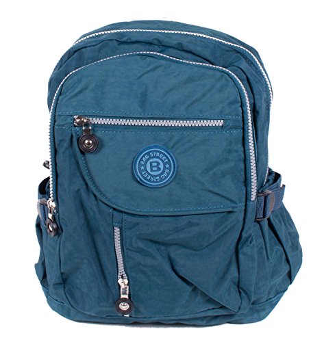 Bag Street Nylon Rucksack Cityrucksack Bag Wanderrucksack Backpack petrol blau von WILD THINGS ONLY !!!