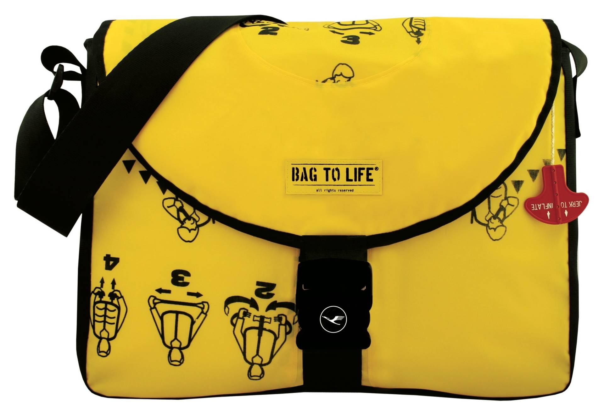 Bag to Life Messenger Bag "Runway Messenger Bag" von Bag To Life