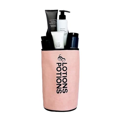 Bag-all Lotions & Potions Flüssigkeitsbeutel Reise | Kosmetiktasche für Shampoo, Lotion | Kulturbeutel Damen & Herren | Reise Organizer wasserdicht aus Baumwolle | Toilettentasche | Rosa Bag-all Lotions & Potions Flüssigkeitsbeutel Reise | Kosmetiktasche für Shampoo, Lotion | Kulturbeutel Damen & Herren | Reise Organizer wasserdicht aus Baumwolle | Toilettentasche | Rosa von Bag-all