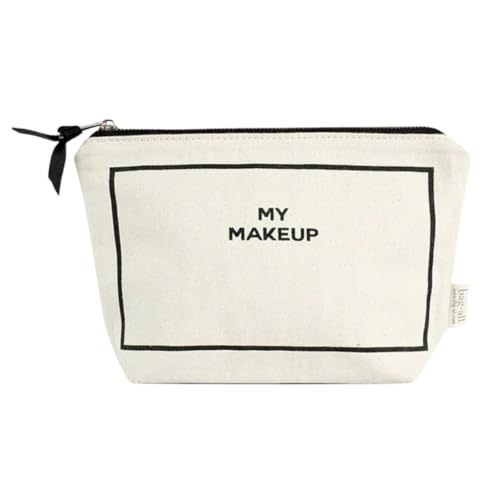 Bag-all Schminktasche mit Innenbeschichtung | Make-up Täschchen für Damen | Kosmetiktasche Reise Organizer mit Reißverschluss | Schminkbeutel für Alltag & Urlaub | Viele Farben & Stoffe | Creme von Bag-all