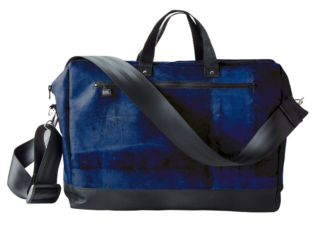 Bag to Life Messenger Bag Air_plane blau, im praktischen Design von Bag to Life