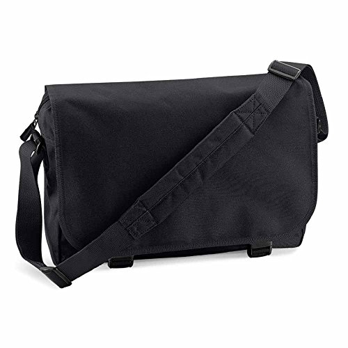 Bag Base Herren Messenger Bag Schwarz von BagBase