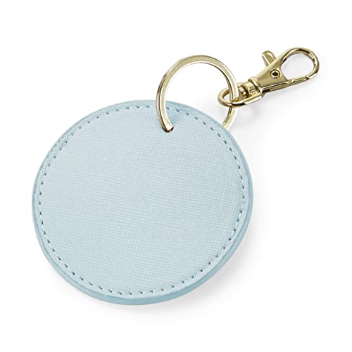BagBase BG745 Boutique Circular Key Clip - Soft Blue von BagBase