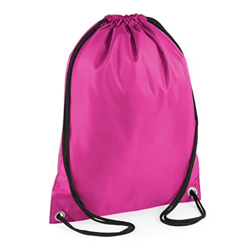 BagBase Budget Gymsac, 33 x 45 cm, Fuchsia von BagBase