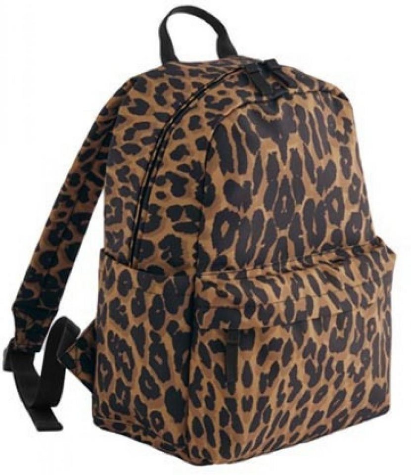 BagBase Freizeitrucksack Leopard Print Mini Rucksack von BagBase