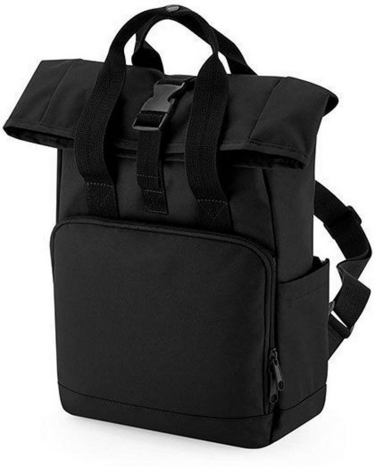 BagBase Freizeitrucksack Recycled Mini Twin Handle Roll-Top Backpack von BagBase