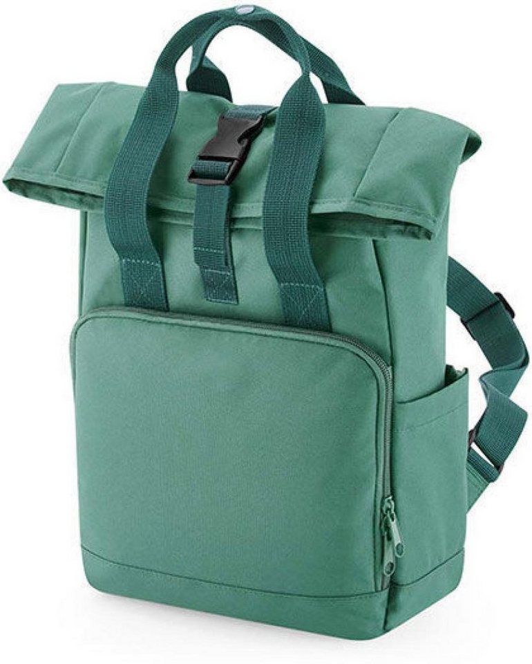 BagBase Freizeitrucksack Recycled Mini Twin Handle Roll-Top Backpack von BagBase