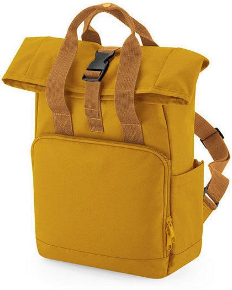 BagBase Freizeitrucksack Recycled Mini Twin Handle Roll-Top Backpack von BagBase