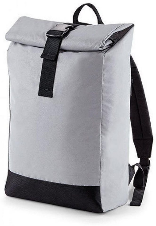 BagBase Freizeitrucksack Reflective Roll-Top Backpack 26 x 43 x 13 cm von BagBase